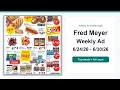 Fred Meyer Weekly Ad 26 - 26 Best Deals