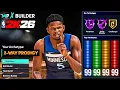 ANTHONY EDWARDS 2-WAY PRODIGY BUILD w NO WEAKNESSES in NBA 2K26 BEST GUARD BUILD