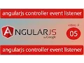 angularjs controller event listener