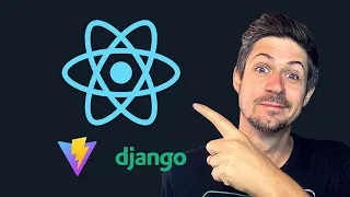Create a React frontend with Vite and a Django backend