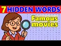 Solve the crazy Crossword 7 Famous Movies to Find