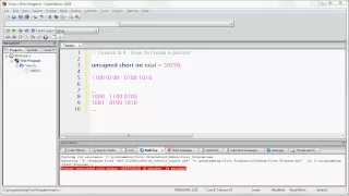 Lesson 8 4 How to create a pointer in C