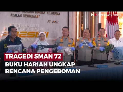 Buku Harian dan Jejak Online Pelaku Ungkap Plot Pengeboman SMAN 72 Jakarta