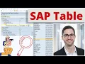 SAP Table Search Find the right SAP table easily