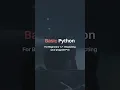 Basic Python For Beginners 1 7 - Dissecting your program Pt 3
