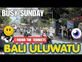 Bali Uluwatu Street Walk Busy with Tourists Today in 2026