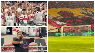 اوووه لو راجل أرفعها الوايت نايتس يستفذون مشجعي الأهلي لرفع التيڤو بعد كشفه قبل السوبر الأفريقي 