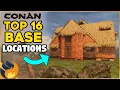 TOP 16 PERFECT Base Locations In Conan Exiles Enhanced
