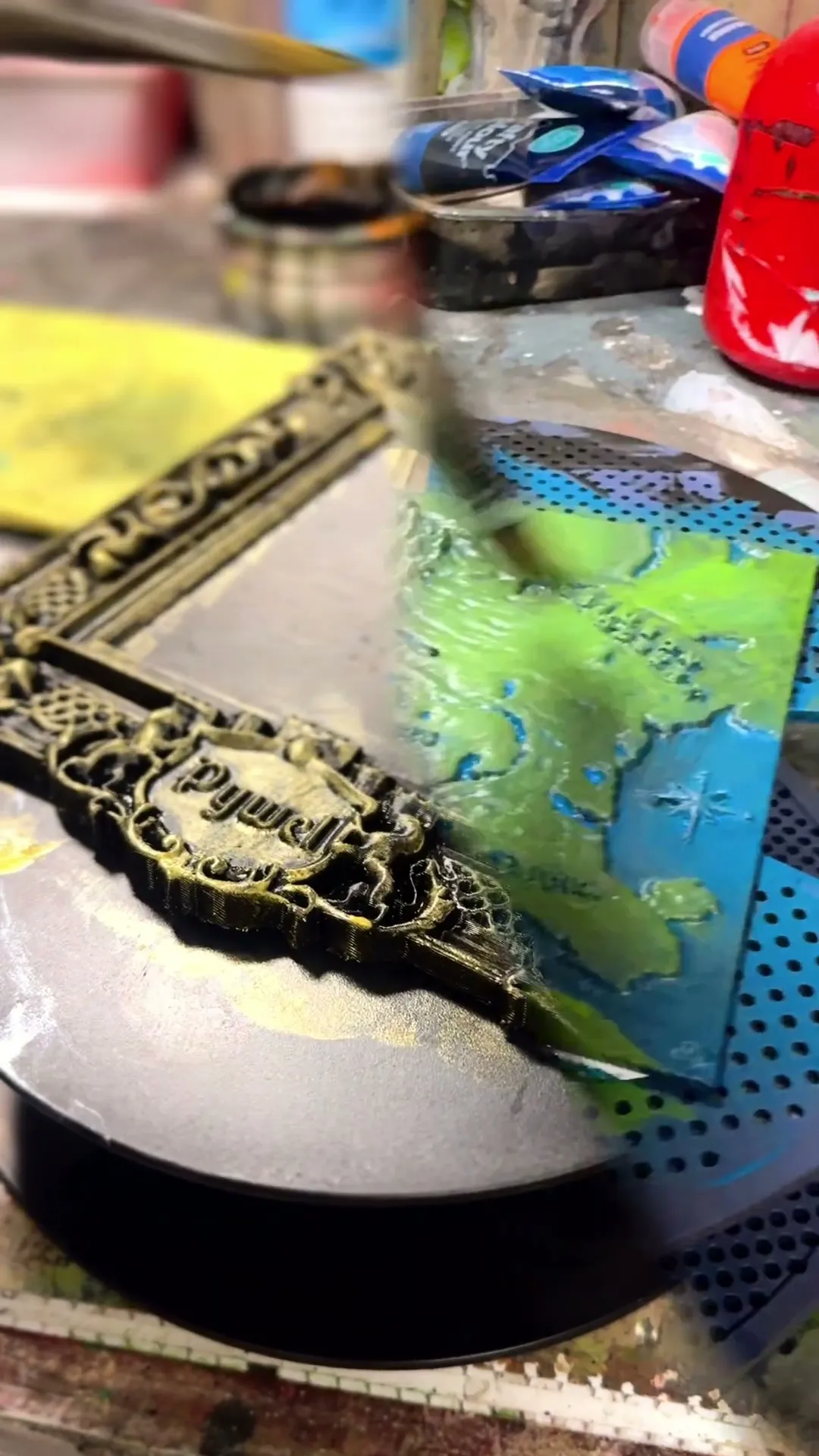 Crimson Desert 3D Relief Map of Pywel