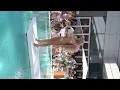 pretty girls model swimwear bikini and lingerie New York swim week