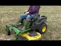 Lot John Deere Z445 Zero Turn