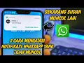 Download Lagu Wajib Tau!🔥 2 Cara Mengatasi Notifikasi Whatsapp Yang Tidak Muncul