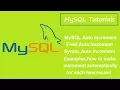 MySQL Tutorials - 8