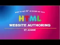 Download Lagu Website Authoring | HTML | IGCSE ICT 0417 | KS4 | Grade 9 | Grade 10 | ICT Practical