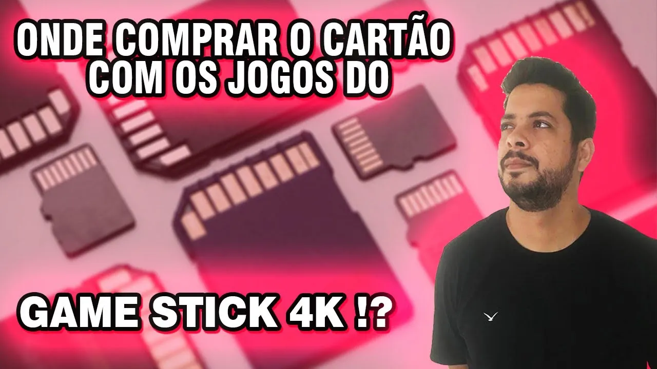 Game Stick 4k - onde comprar o cartão com os jogos do Game Stick 4k/ Game Stick 4k Lite