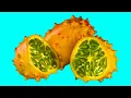 Hidden Patterns Inside Exotic Tropical Fruits Vegetables Relaxing Sound ASMR