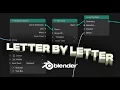 Blender tutorial - how to animate text using geometry nodes