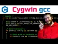 C language Cygwin gcc GUIDE