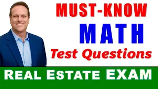 Math Test Questions MUST-KNOW to PASS the REAL ESTATE EXAM