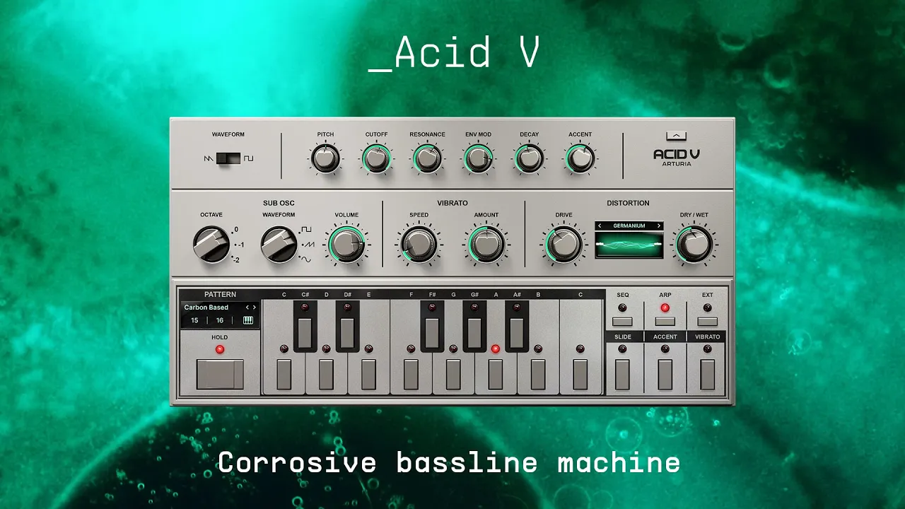 Acid V | Corrosive Bassline Machine | ARTURIA