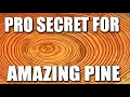 How pros make pine look good with stain and dye