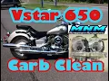 Yamaha V star 650 - Carburetor Clean