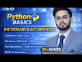 Python Complete Tutorial for Data Analysts 2026 Day 10 Dictionary and Set Methods Advance FREE