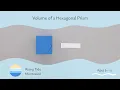 Volume of a Hexagonal Prism