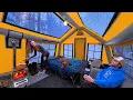 Download Lagu Luxury Winter Camping in Extreme Cold (-30ºC) | Inflatable Tent Adventure