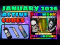 EVERY NEW CODE FOR FIREWORK TESTGROUND JANUARY 2026