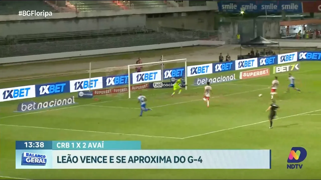 Esporte - Vitória do Avaí sobre o CRB: três pontos cruciais na luta pelo G-4