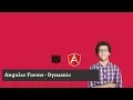 Angular Forms 4 - Dynamic Forms