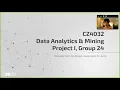 CZ4032 Data Mining Project 1 Presentation Team 24