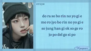 JYP NATION 2022 You In My Blurred Memories Easy Lyrics 