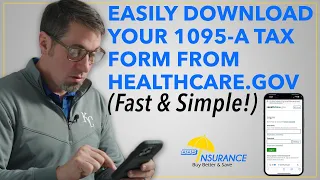 Easily Download Your 1095-A Tax Form from Healthcare gov Fast Simple