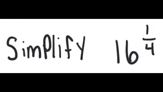 Exponents Simplify 16