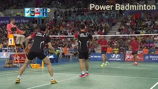 md final hendra setiawan mohammad ahsan vs lee yong dae yoo yeon seong 2014 asian games hd