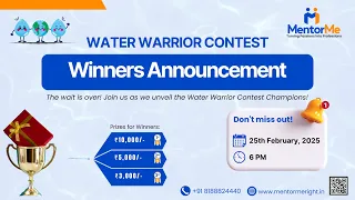 Water Warrior Contest - Winner Announcement