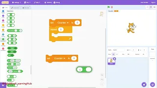 Countdown from 5 to 1 in Scratch Using a Repeat Loop Easy Scratch Tutorial