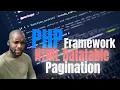 PHP C Framework HTML Datatable Pagination Link PHP Create Table HTML Table Server Side Table