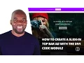 How to Create a Slide in Top Bar Ad with the Divi Code Module