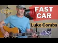 Download Lagu Fast Car by Luke Combs - Guitar Lesson | Tutorial
