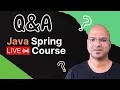 Java Spring Live Course Q A