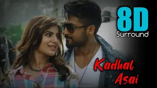 Kadhal Aasai 8D - Anjaan | Suriya | Samantha | Soori | Yuvan Shankar Raja | 8D Audio