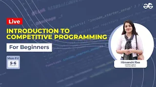 Introduction to Competitive Programming Array DS II
