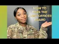 How to pass the Army Officer board