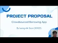 Project Proposal - Crowdsourced Borrowing App
