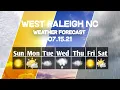 Weather Forecast West Raleigh North Carolina West Raleigh weather Forecast 2021