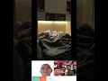 Man Texting in Bed