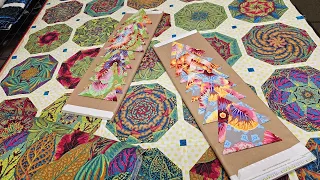 We finished some Kaleidoscope blocks and a quilt!